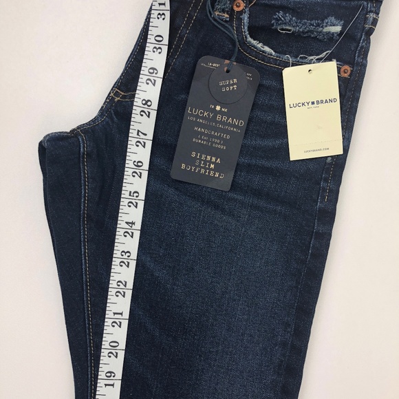 NWT Lucky Brand Sienna Slim Boyfriend Jeans 24 - Picture 4 of 8